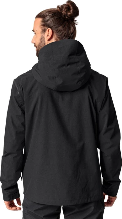 Vaude Yaras Warm Rain Fahrradjacke schwarz (Herren)