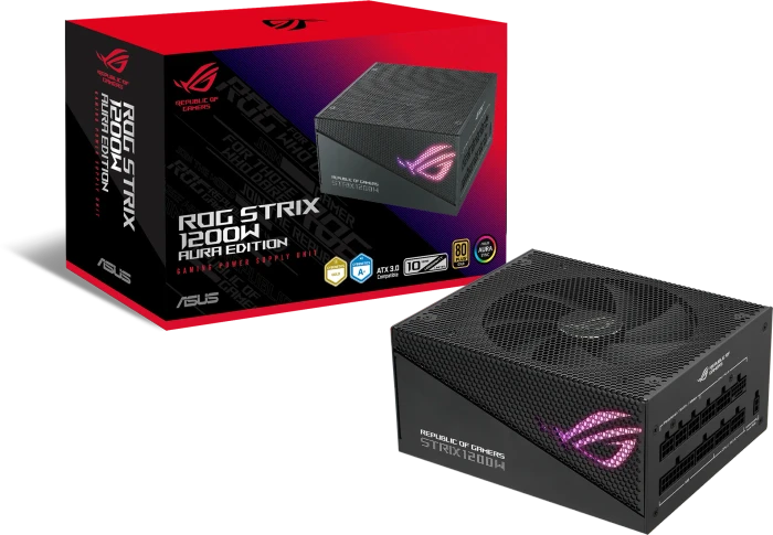 ASUS ROG STRIX 1200G Gold Aura Edition, ROG-STRIX-1200G-AURA-GAMING, 1200W, ATX 3.0