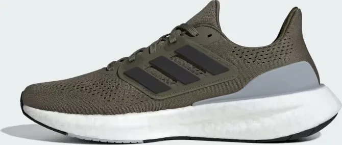 adidas Pureboost 23 olive strata/core black/halo silver (Herren)