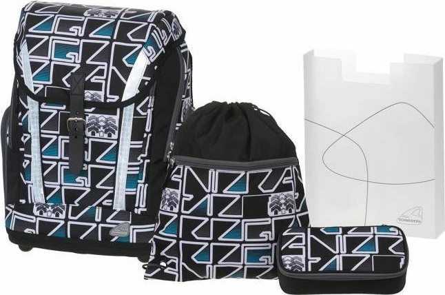 Schneiders Toolbag Soft Pattern Schultaschen-Set, 4-tlg. (78304-080)
