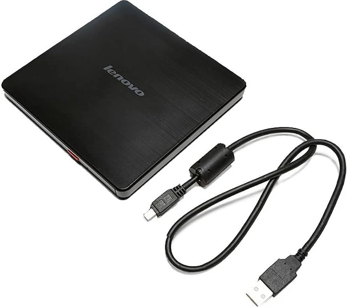 Lenovo USB Portable DVB Burner DB65, SlimLine schwarz, USB 2.0