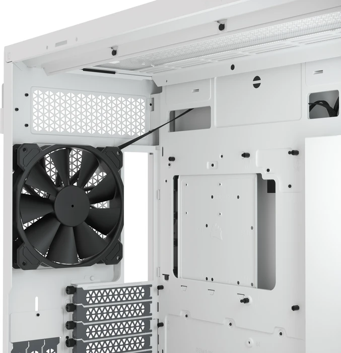 Corsair 7000D Airflow, weiß, Glasfenster