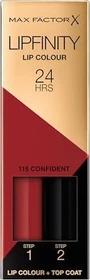 Max Factor Lipfinity Lip Colour 24h Lippenstift 115 confident, 4.2ml