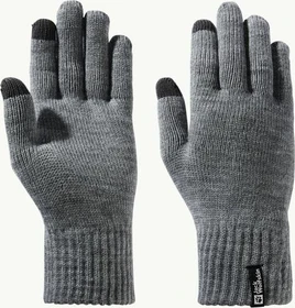 Jack Wolfskin Rib Handschuhe grey heather