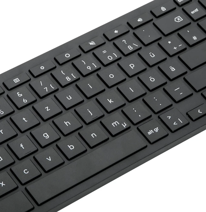 Targus KB872 Works With Chromebook Midsize Antimicrobial Keyboard, Bluetooth, DE