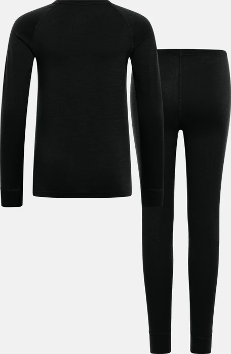 Odlo Natural Merino 200 Base Layer Set schwarz (Junior)