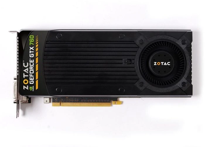 Zotac GeForce GTX 760, 4GB GDDR5, 2x DVI, HDMI, DP