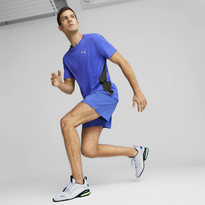 Puma Axelion Refresh puma white/fizzy lime/clyde royal (Herren)