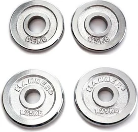 Finnlo Chrom Hantelscheibe 2x 0.5kg