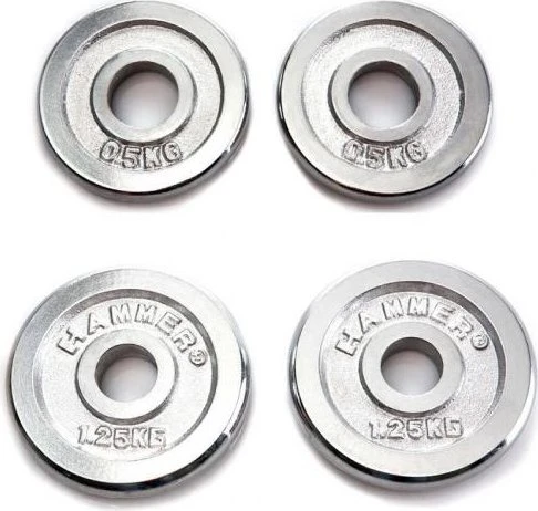 Finnlo Chrom Hantelscheibe 2x 0.5kg