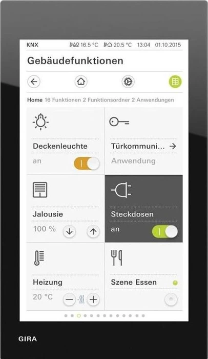 Gira G1 PoE schwarz, Steuereinheit
