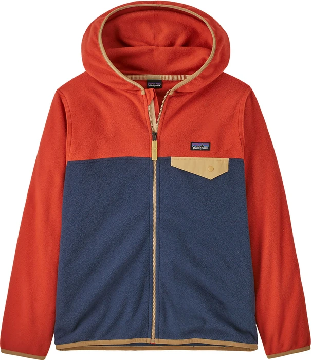 Patagonia Micro D Snap-T Fleece Funktionsjacke new navy/madder red (Junior)