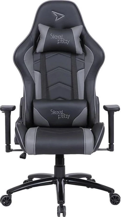 Steelplay SGC01 Gamingstuhl, schwarz/grau