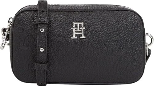 Tommy Hilfiger Emblem Camera Umhängetasche schwarz