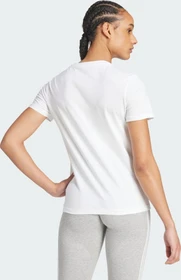 adidas Loungewear Essentials Slim Logo T-Shirt kurzarm weiß/schwarz (Damen)