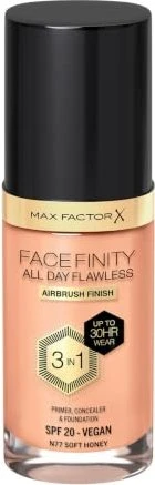 Max Factor Facefinity All Day Flawless Foundation N77 soft honey LSF20, 30ml