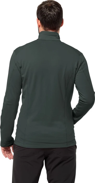 Jack Wolfskin Kolbenberg FZ Jacke black olive/firefly (Herren)