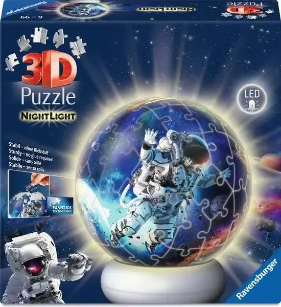 Ravensburger 3D Puzzle-Ball Nachtlicht Astronauten