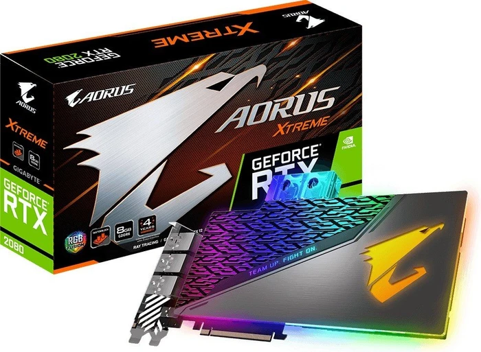 GIGABYTE AORUS GeForce RTX 2080 Xtreme Waterforce WB 8G, 8GB GDDR6, 3x HDMI, USB-C, 3x DP