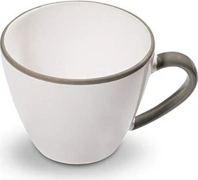 Gmundner Keramik Grauer Rand Kaffeetasse Gourmet 9cm