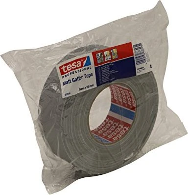 tesa Professional 53949 Gafferband matt silber, 50mm/50m, 1 Stück