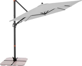 Doppler myZONE Sonnenschirm 320x240cm hellgrau