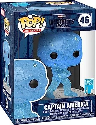 FunKo Pop! Art Series - Infinity Saga - Captain America with Pop! Protector