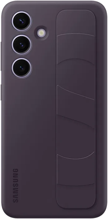 Samsung Silicone Grip Case für Galaxy S24 dark violet