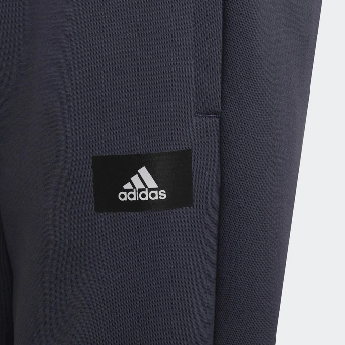 adidas Future Icons 3-Streifen Tapered-Leg Trainingshose lang shadow navy/bright blue (Junior)