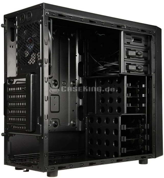 BitFenix Neos schwarz/silber, schallgedämmt
