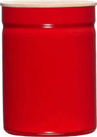 Riess Vorratsdose mit Eschenholzdeckel 2.3l tomato