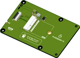 Pineberry Pi Hat AI! Coral Edge TPU Hat, M.2 E-Key 2230 PCIe Slot für Raspberry Pi 5