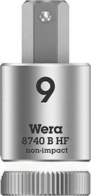Wera 8740 B HF Zyklop Torx Steckschlüssel 3/8", 9x38.5mm