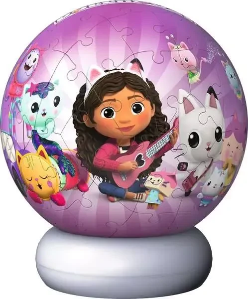 Ravensburger 3D Puzzle-Ball Nachtlicht Gabby's Dollhouse