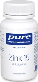 Pure Encapsulations Zink 15 Zinkpicolinat Kapseln, 180 Stück