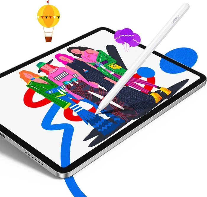 Ugreen Smart Stylus Pen for iPad, Magnetic Charging, weiß
