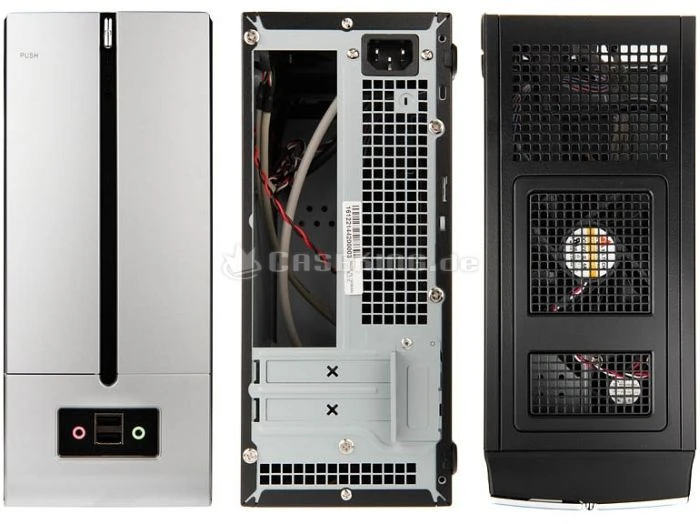 In Win BM639 USB 2.0 silber, Mini-ITX, 160W proprietär