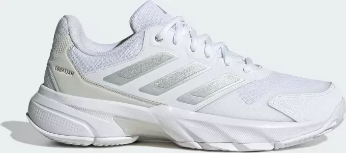 adidas Courtjam Control 3 cloud white/silver metallic/grey one (Herren)