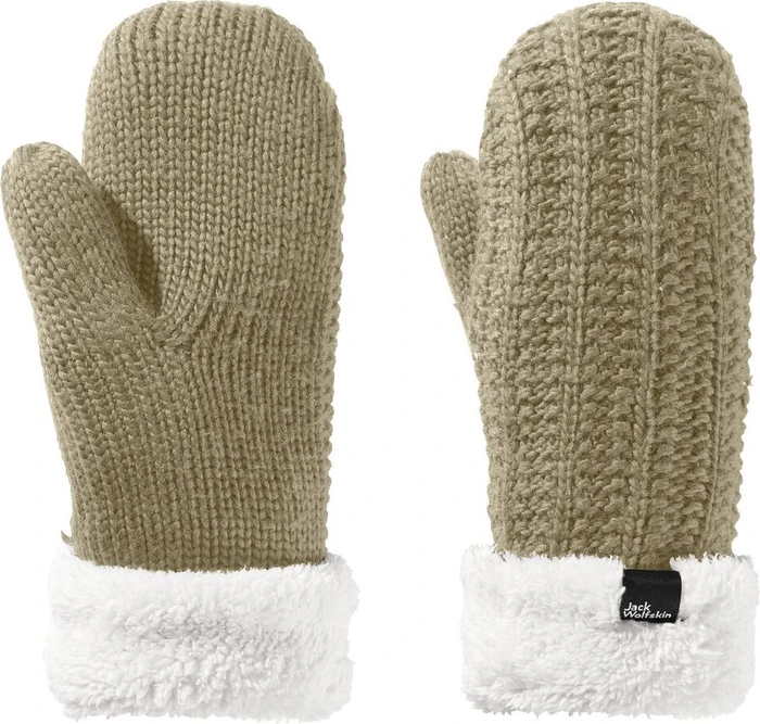 Jack Wolfskin Highloft Knit Mitten Handschuhe anis (Damen)