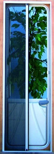 Horrex Plissee Fliegenschutz Wohnwagentür 1930x650mm Moskitonetz
