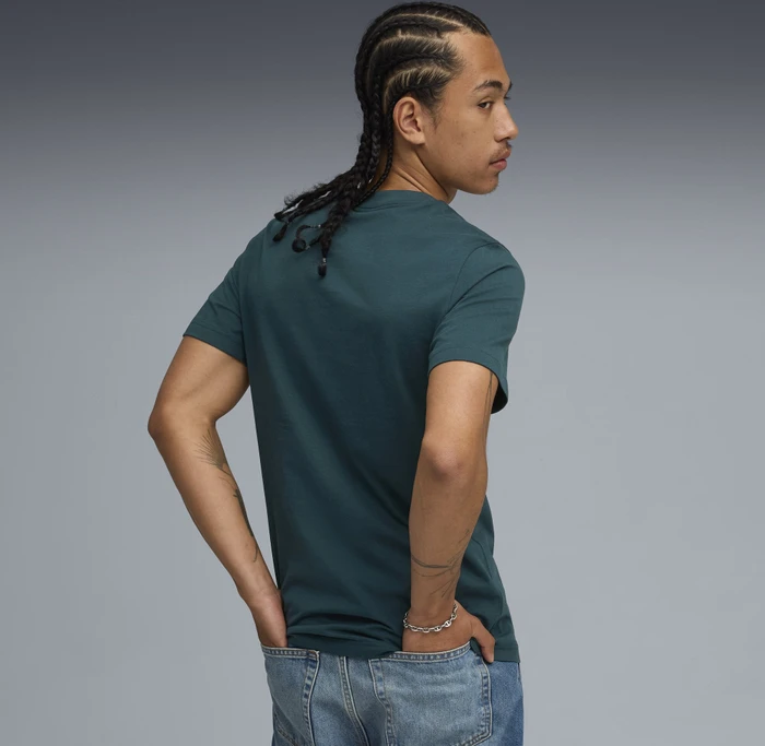 Puma Essentials 2 Colour No. 1 Logo T-Shirt kurzarm green terrain (Herren)