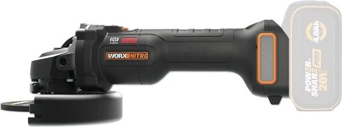 Worx Nitro 20V PowerShare Akku-Winkelschleifer solo