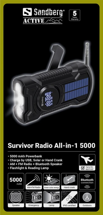 Sandberg Survivor Radio All-in-1 5000