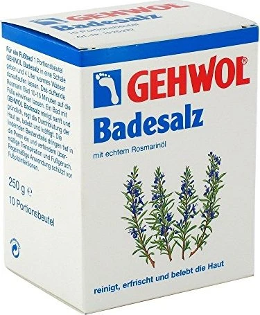 Gehwol Rosmarin Badesalz, 250g (10x 25g)