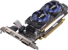 HIS Radeon R7 250 Twin Fan Low Profile, 2GB GDDR5, VGA, DVI, HDMI