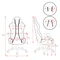 Diablo Chairs X-One 2.0 Kido Kinder-Gamingstuhl, weiß/schwarz Vorschaubild