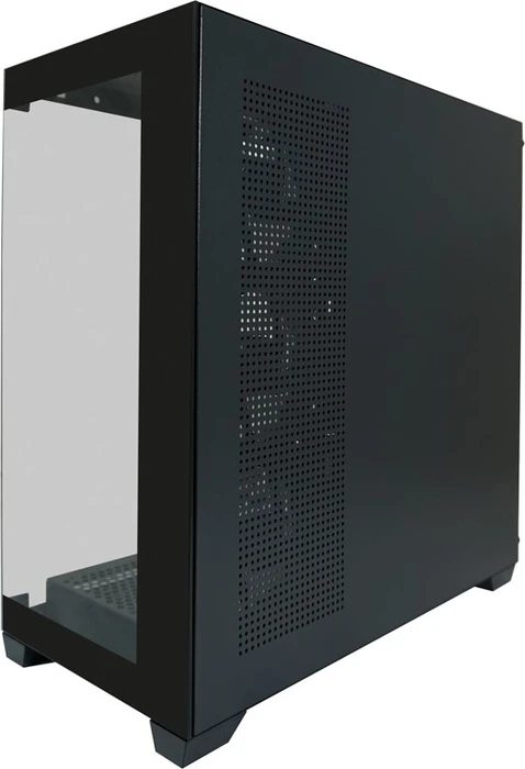 LC-Power Gaming 715B Seamless_X, schwarz, Glasfenster