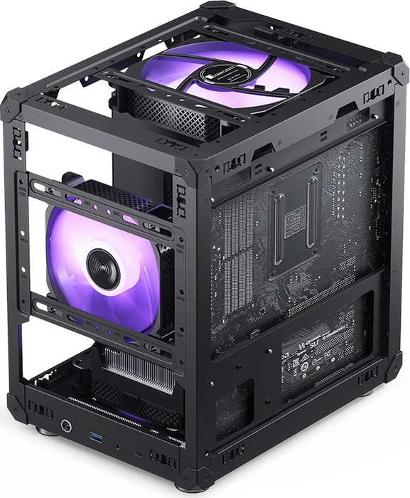 Jonsbo C6 Black, schwarz