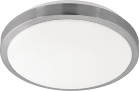 Eglo Competa 1 rund 32.5cm Wand-/Deckenleuchte nickel/weiß