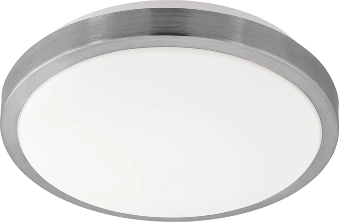 Eglo Competa 1 rund 32.5cm Wand-/Deckenleuchte nickel/weiß